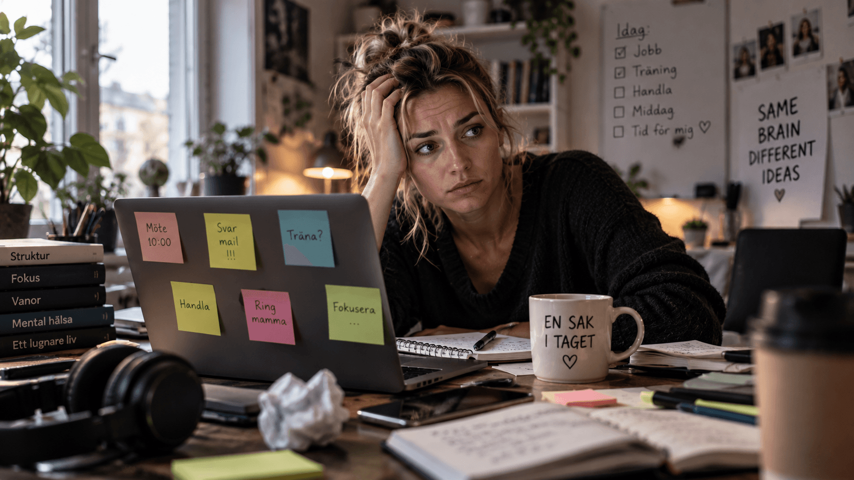 Illustration för ADHD-test för vuxna